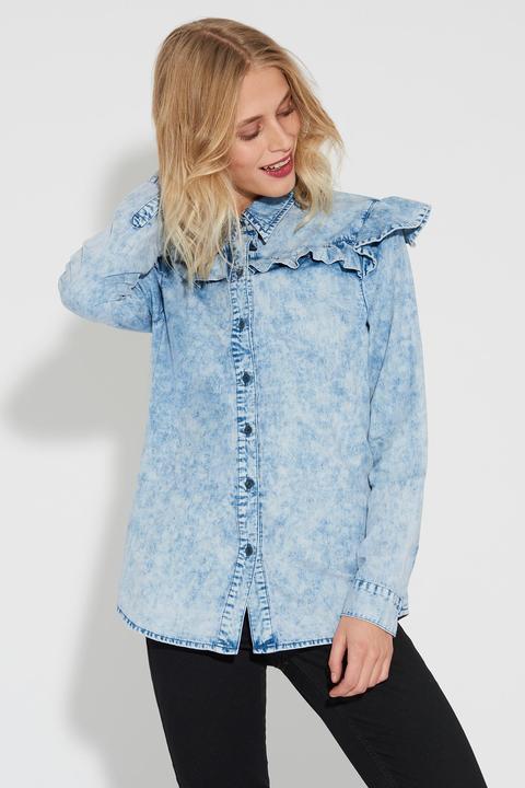 Camicia Manica Lunga In Denim