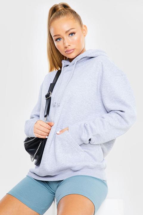 Grey Hoodies - Grey Oversized Hoodie