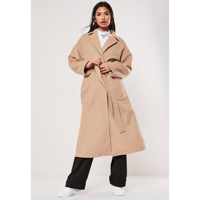 maxi belted coat