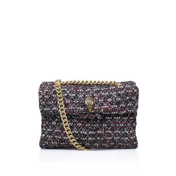 Kurt Geiger London Tweed Kensington Bag - Red Shoulder Bag