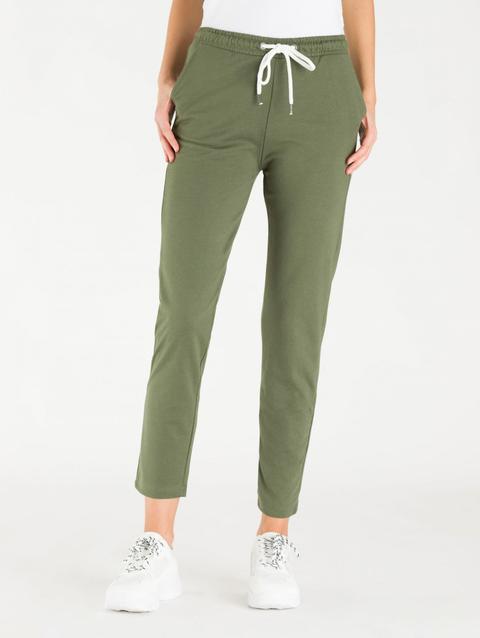 Pantalone Ginnico Straight Verde Militare Chiaro