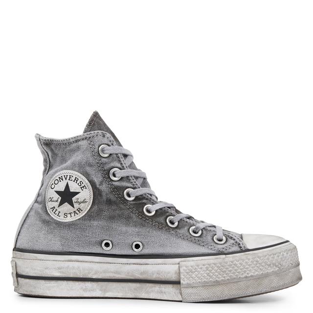 chuck taylor all star lift smoked canvas high top