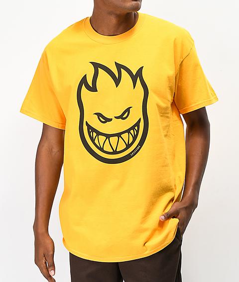 Spitfire Bighead Gold T-shirt | Zumiez 