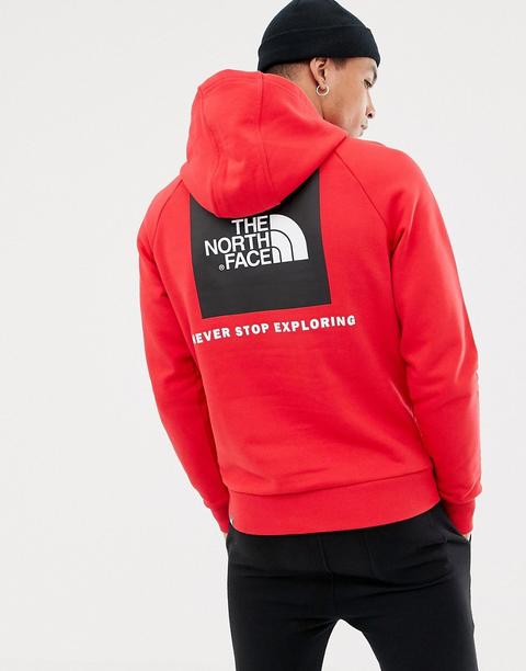 The North Face - Roter Pullover Mit Raglanärmeln Im Kastenschnitt - Rot