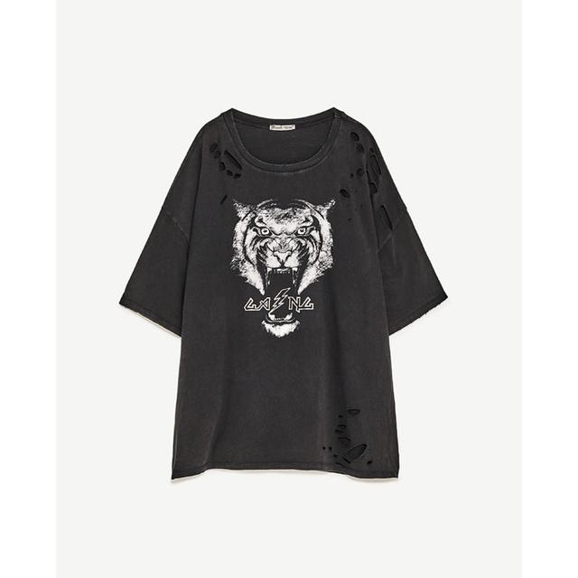 Tiger T-shirt from Zara on 21 Buttons