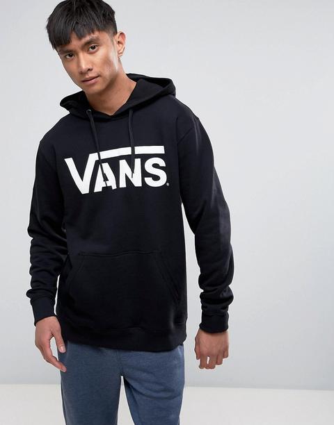 Vans Classic - V00j8ny28 - Felpa Nera Con Cappuccio - Nero