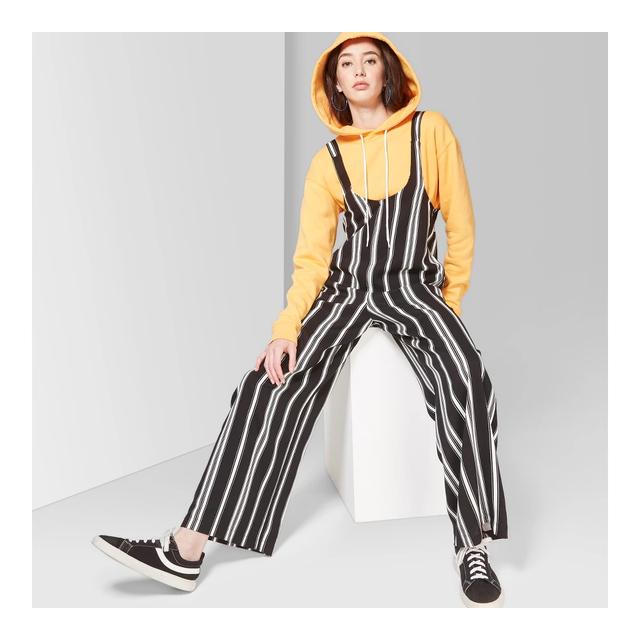 wild fable striped jumpsuit