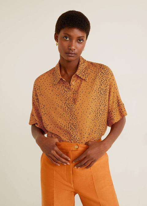 Camisa Estampado Leopardo