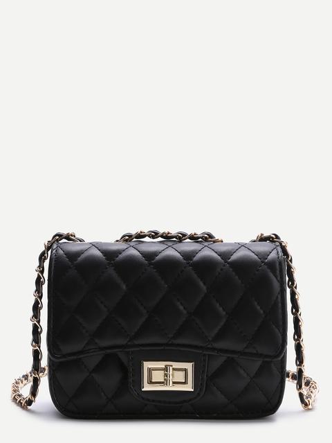 Nero Twist Lock Bag Crossbody