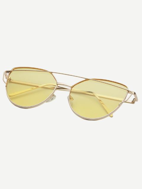 Top Bar Tinted Lens Sunglasses