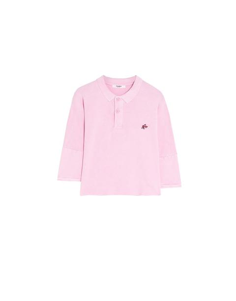 Polo Rosa Con Bordado