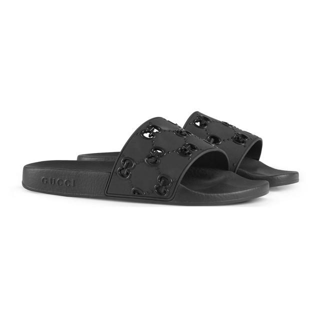 men's rubber gg slide sandal