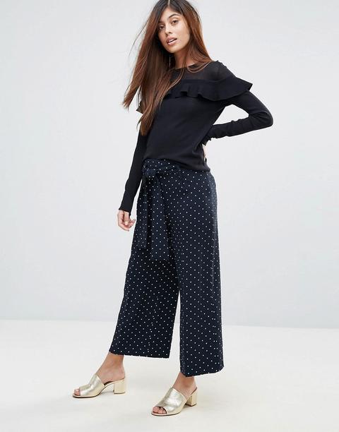 Pantalón Capri De Lunares De Whistles