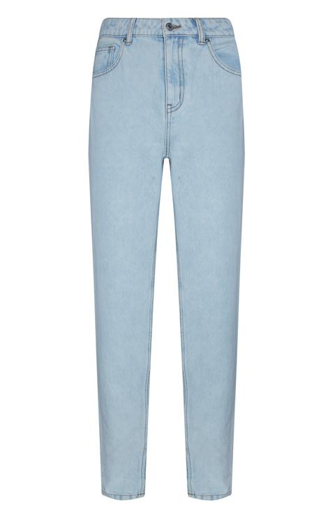 Light Blue Slim Mom Jeans