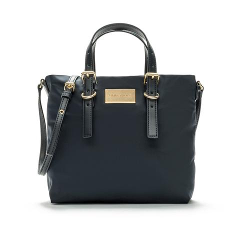 Bolso Tote Cuadrado Azul Marino