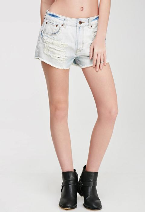 Short Denim Lavado Bleached