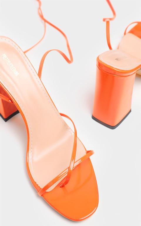 orange tie heels