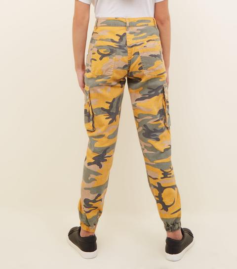 girls camo trousers