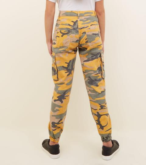 girls camo trousers