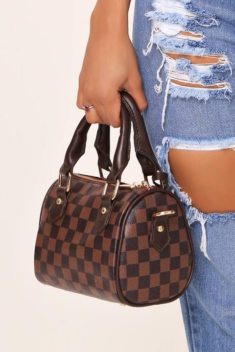 Check Print Micro Mini Bag