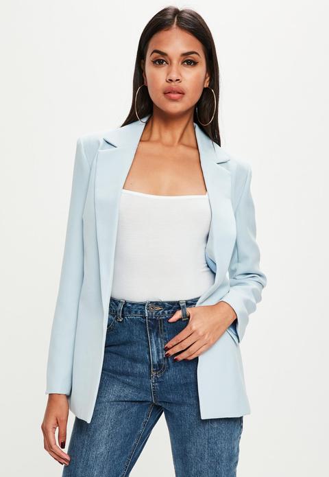 Blue Longline Blazer