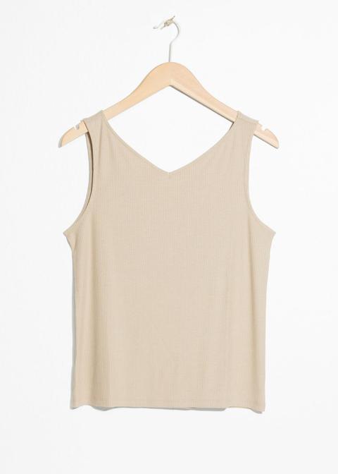 Basic V-neck Tank Top