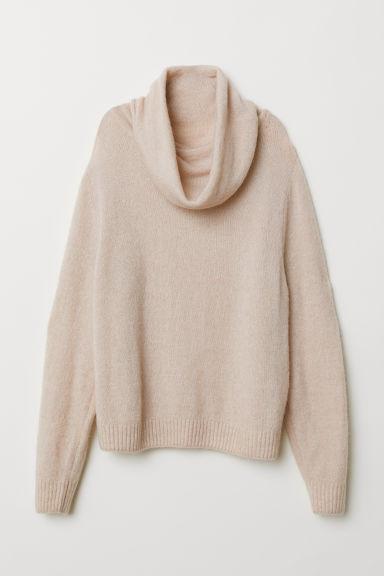 H & M - Pullover A Collo Alto - Arancione