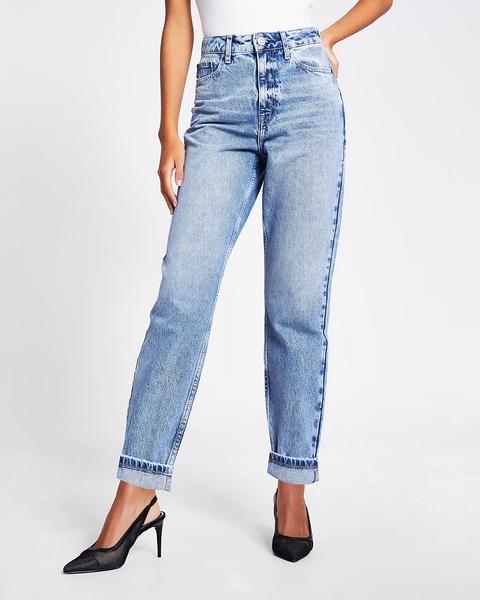 Light Blue Carrie High Waisted Mom Jeans