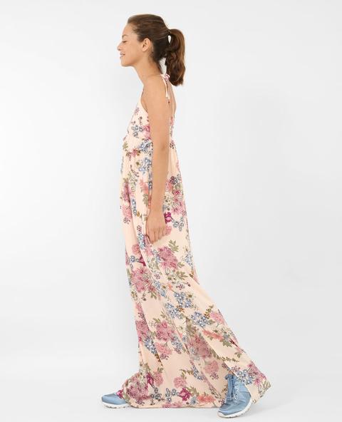 Vestido Largo De Flores