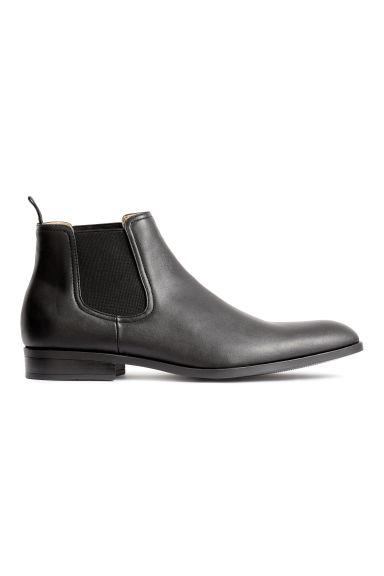 H & M - Botas Chelsea - Negro