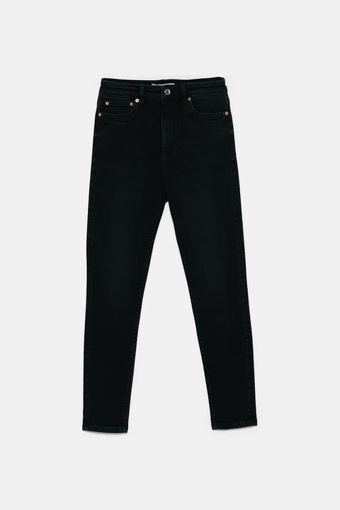 Jeans Zw Premium 80s High Waist Shadow Black