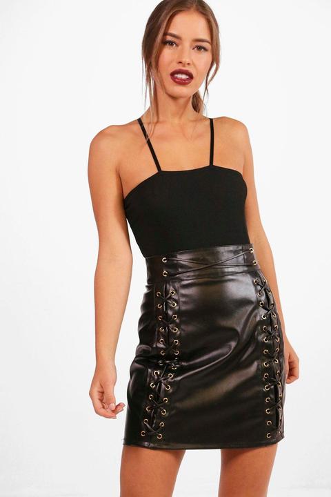 Petite Rib Strappy Bodysuit