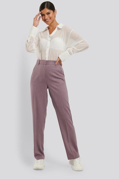 Na-kd Classic Pantalon De Costume - Purple