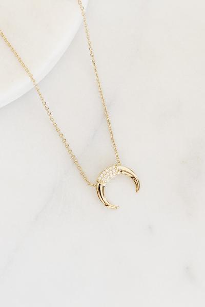 Double Horn Necklace