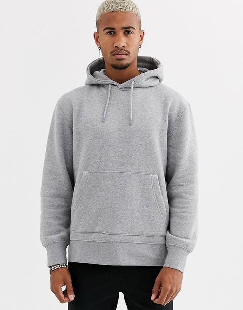 Sudadera Gris Con Capucha De Topman (parte De Un Conjunto)