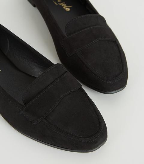 new look loafers wide fit