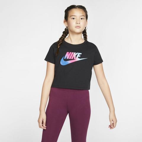 T-shirt Corta Nike Sportswear - Ragazza - Nero