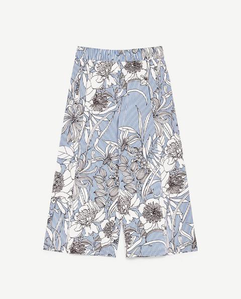 Pantalón Culotte Estampado