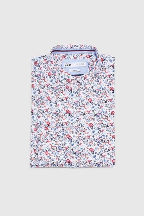 Easy Care Floral Print Shirt