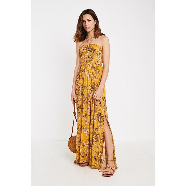free people yellow floral dress