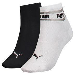 Womens Quarter Socks 2 Pack | Bianco / Nero | Nuovi Arrivi Puma | Puma Itala