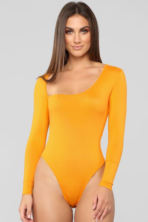 mustard bodysuit