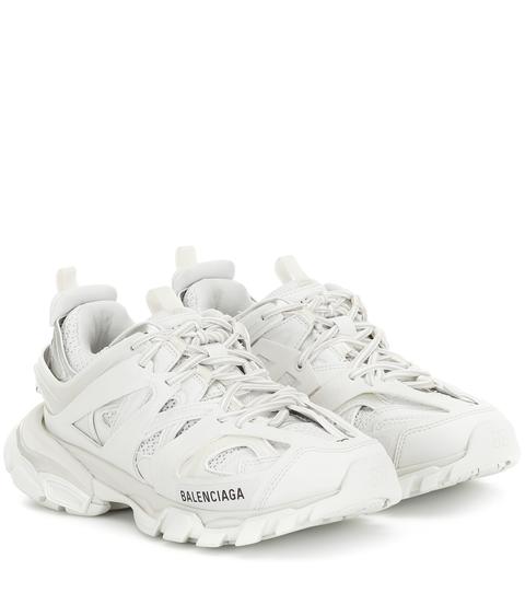 Sneakers Track Aus Nylon Und Mesh