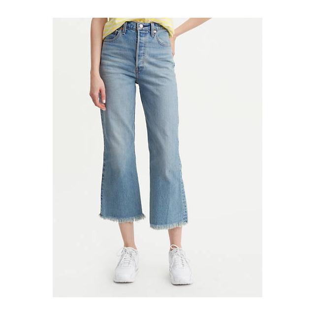 ribcage cropped flare women's jeans