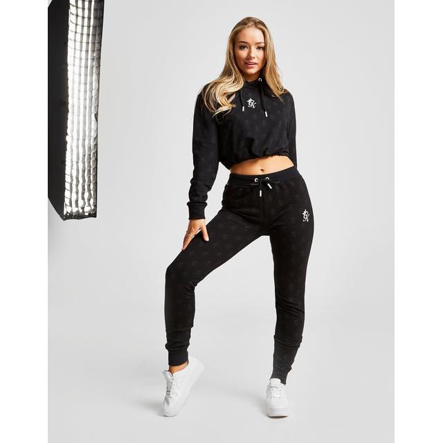 Gym King All Over Print Joggers - Black 