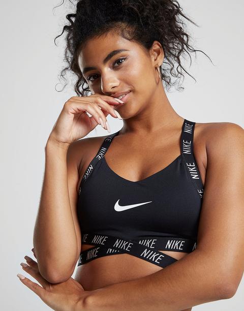 Nike Training Indy Logo Bra - Black 