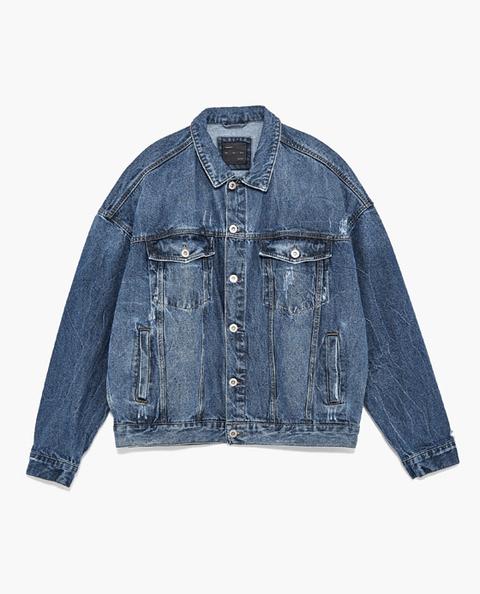 Cazadora Denim Oversize