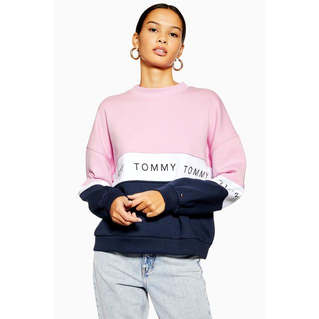 tommy pink sweatshirt