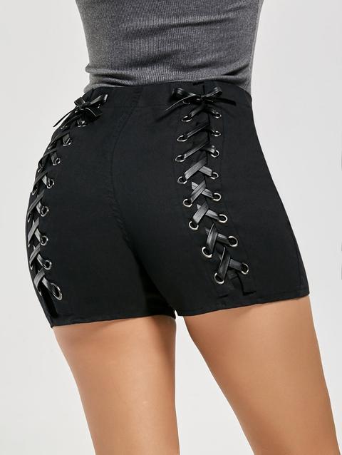 Short-waisted Shorts In Pizzo