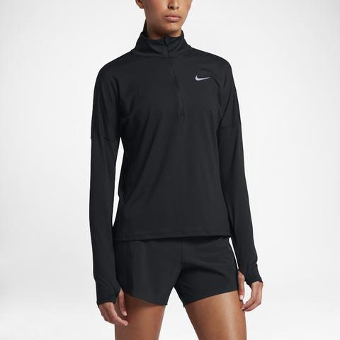 Nike Dri-fit Element Camiseta De Running De Manga Larga Con Media Cremallera - Mujer